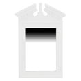 112 Dollhouse Vanity Mirror Elaborate Design Simulation Bathroom White