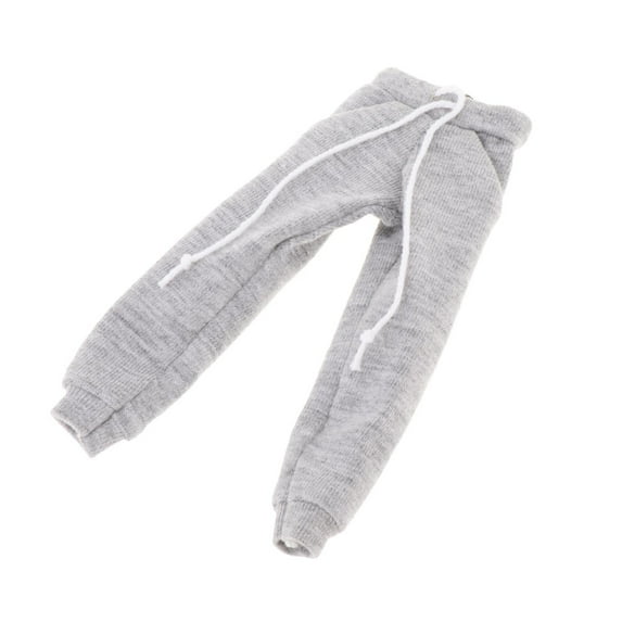 1/12 Male Figure Clothes Clothing for 6inch Male Action Figures Body Costume Gray Sweatpants