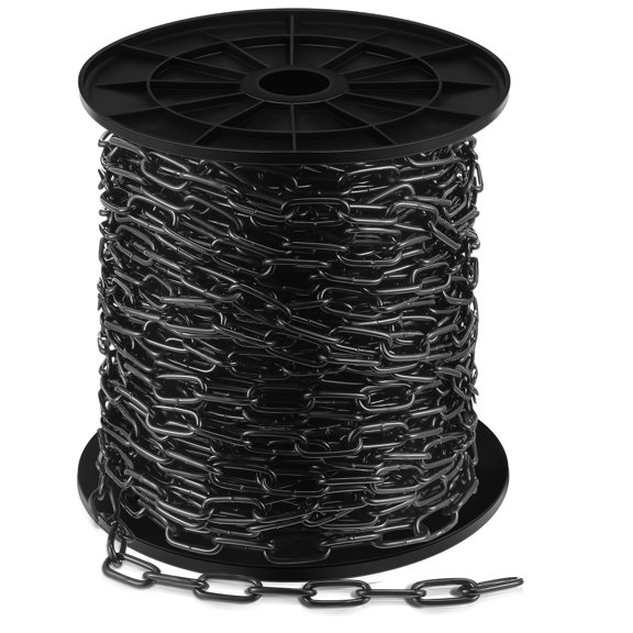 1/12" Metal Chandelier Chain 100 Ft Hanging Decorative Utility Chain for Plants Lamps Fixtures