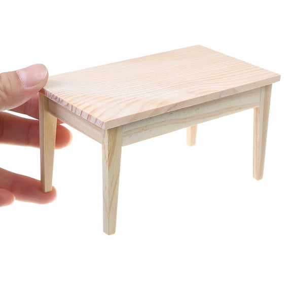 1/12 Mini Dining Table Furniture Model Toys For Doll House Decoration