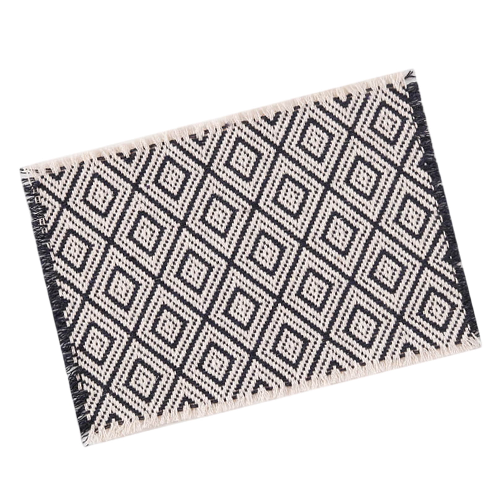 Miniature Rug Print 1/12 Miniature Rug Soft Carpet for Realistic Scene Display & Kids ...
