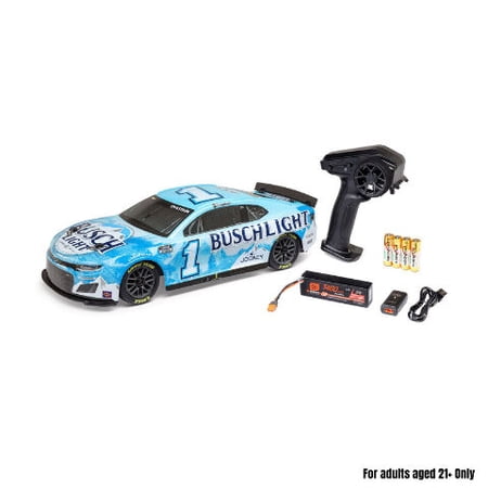1/12 NASCAR RC Race Car No. 1 Busch Light 2025 Chevrolet Camaro ZL1 2S AWD RTR Brushed On-Road (Battery & Charger Included)