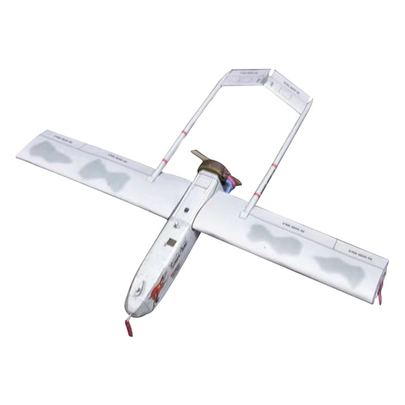 1:12 Paper RQ-7B RQ-7 Shadow Army Marine Surveillance UAV 3D Plane Model Simulation Aviation Science Exhibition Model (Unassembled Kit ) GUYUTING Spare Part