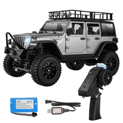 1/12 RC Crawler RTR, MN-128 Off-Road Truck, 4x4 RC Rock Crawler with 2.4G Remote Control RC Car Model for Adults Gifts Gray