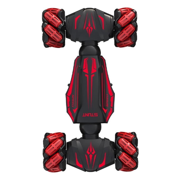 1:12 RC Stunt Car, 2.4GHz 4WD Remote Control Gesture Sensor Toy Cars, Double Sided Rotating Off Road Vehicle 360° Flips with Lights Music, for Boys & Girls Birthday