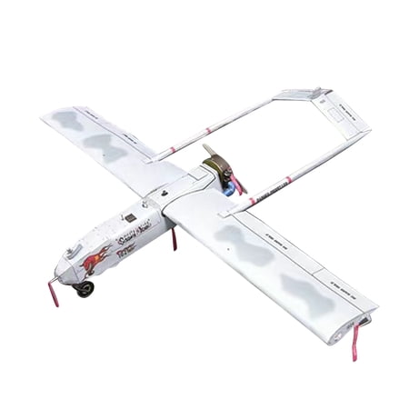 1:12 RQ-7B RQ-7 Shadow Army Marine Surveillance UAV 3D Plane Paper Model Simulation Aircraft Model Aviation Model Aircraft Kits for Collection and Gift (Unassembled Kit )