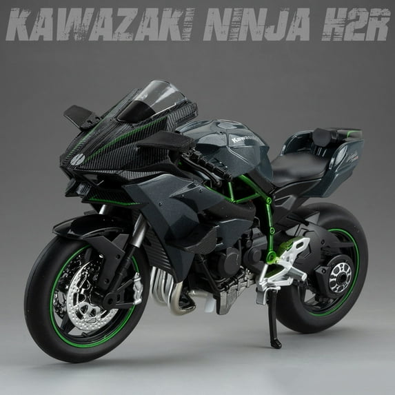 1:12 S1000RR Model Motorcycles Kawazaki NINJA H2R Toys Alloy Diecast Sound Light Shock Absorption Simulation Motorcycle Boy Gift