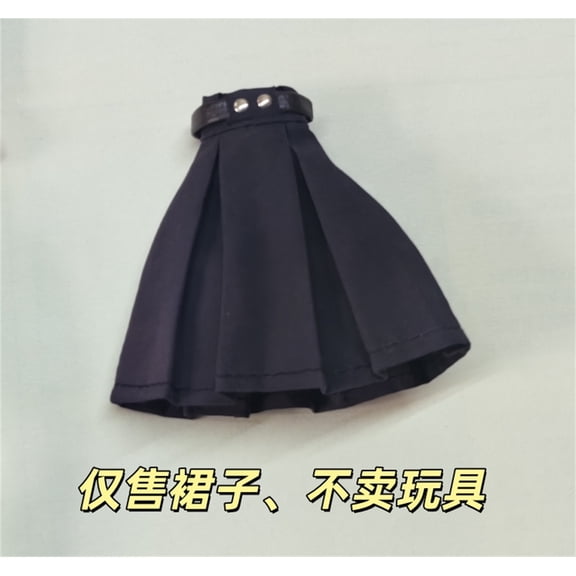 1/12 Scale Classic Anime Character Mini Black Gray Short Skirt Accessory For 6inchs shf Kugisaki Nobara Action Figure Body