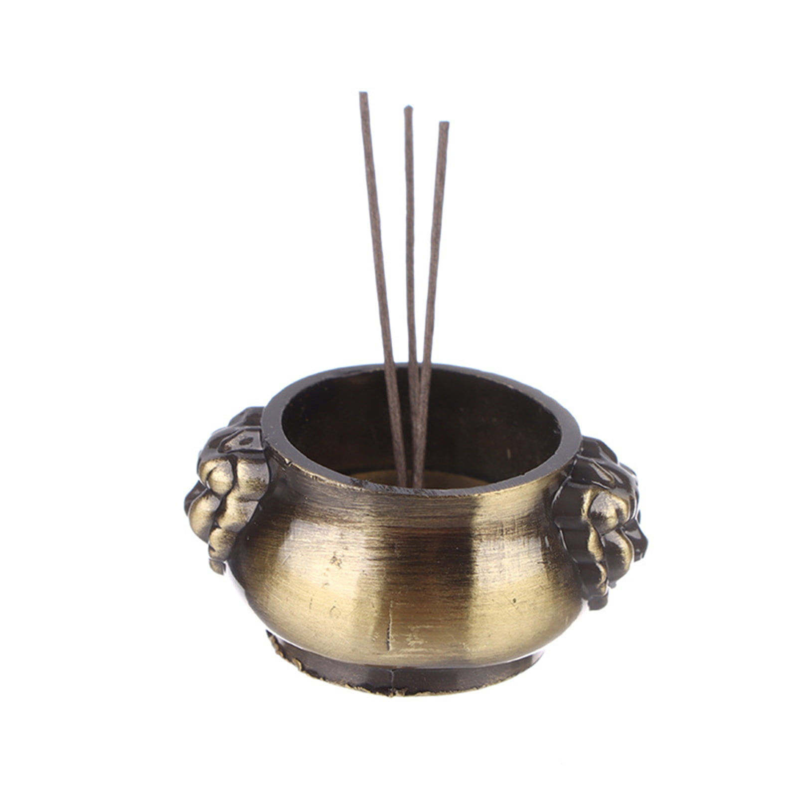 1/12 Scale Doll House Stove Mini Cauldron Pot Realistic Dollhouse Figurine for Halloween Party Favors Fairy Gardens