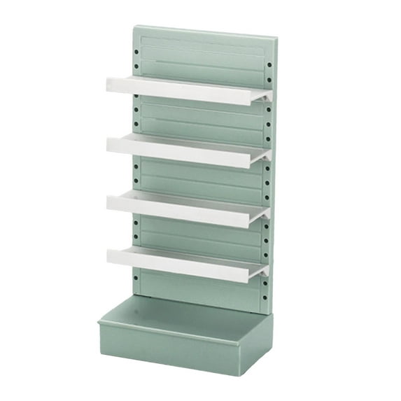 1:12 Scale Dollhouse Miniature Supermarket Shelves Shop Storage Shelf Kids Pretend Play Toys Small Model for Furnishings D