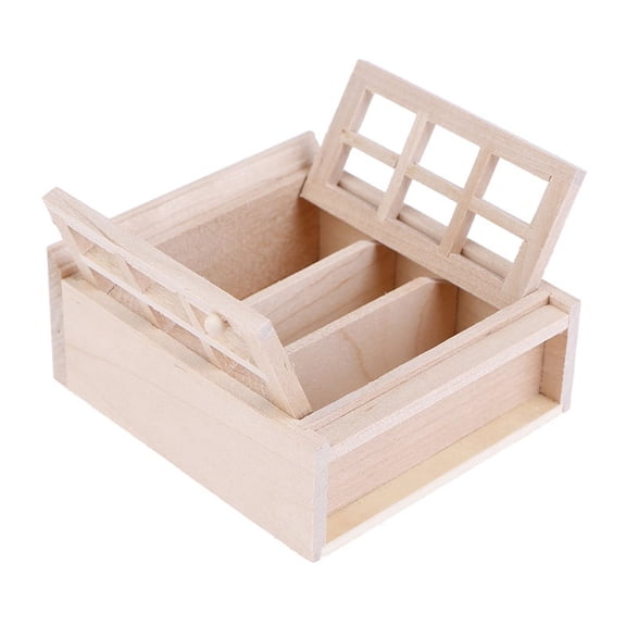 1/12 Scale Dollhouse Miniatures Wall Hanging Lockers Cabinet Model Accessories