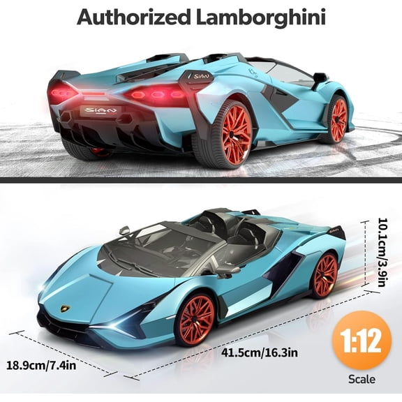 1/12 Scale Lamborghini Sián Roadster Remote Control Car
