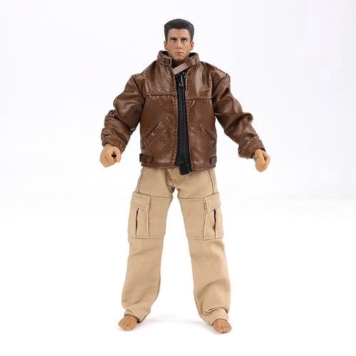 1/12 Scale Male Action Figure Leather Jacket, Action Figure Clothing ...