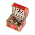 thumbnail image 1 of 1/12 Scale Miniature Christmas Chest Mini Treasure Box for Photo Props Decor, 1 of 8