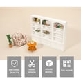 thumbnail image 1 of 1/12 Scale Miniature Display Cabinet Dolls House Mini Furniture Glass Bookcase Red, 1 of 7