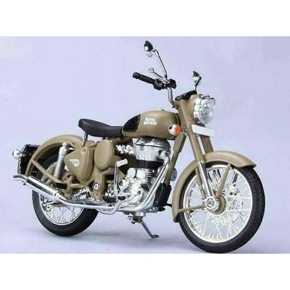 1:12 Scale Model Desert Storm For Royal Enfield Classic 500 New
