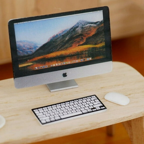 1/12 Scale Ob 11 Mini Computer Sets Doll House Mini Accessories