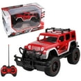 thumbnail image 1 of 1:12 Scale RC Big Wheel Beast Monster Truck Remote Control Pickup Truck Crawler with Headlights for Boys, 1 of 15