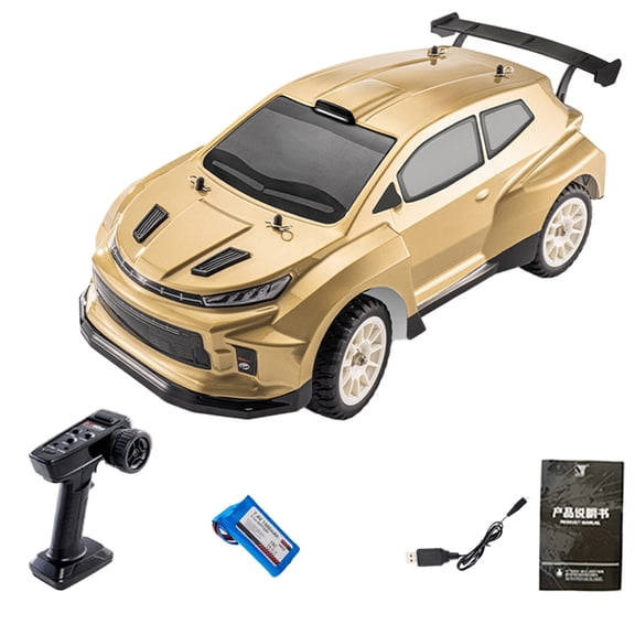 1/12 Scale RC Drift Car 32km/h 4WD with Gyro 2.4GHz Proportional Control 390 Brushed Motor Hydraulic Shocks Metal Gears