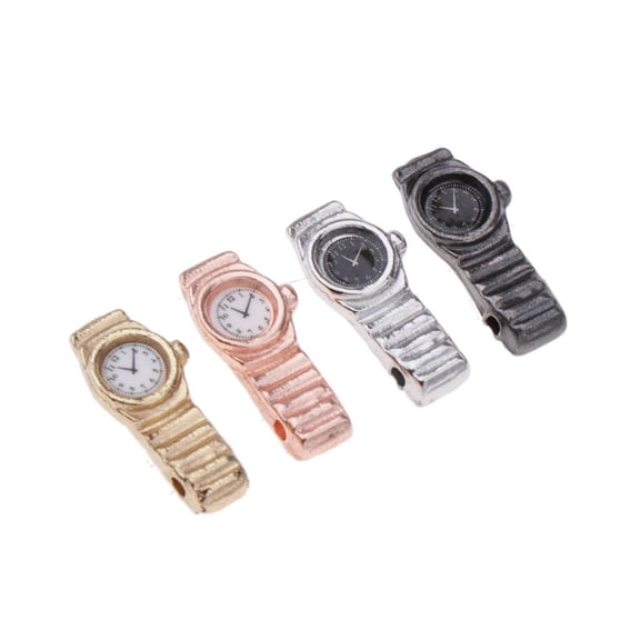 1/12 Scale Watch Toy, Pack of 4pcs, Doll Life Scenes