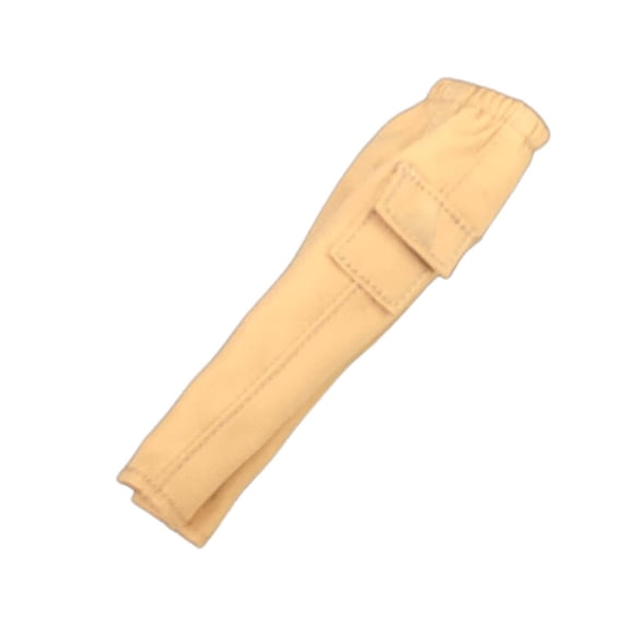 1/12 Women Casual Pants Miniature Clothing for 6 inch Figures Doll Model Brown