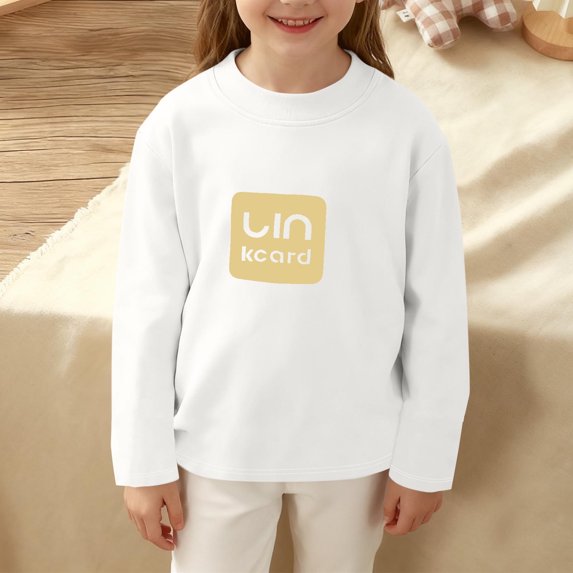 1-12 Years Girl's Print Graphic Sweatshirt Long Sleeve Thermal Pullover Tops White 3-4 Years