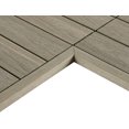 thumbnail image 1 of 1/12 ft. x 1 ft. Quick Deck Composite Deck Tile Inside Corner Trim in Roman Antique (2-Pieces/Box), 1 of 2