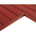 thumbnail image 1 of 1/12 ft. x 1 ft. Quick Deck Composite Deck Tile Inside Corner Trim in Swedish Red (2-Pieces/Box), 1 of 3