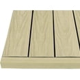 thumbnail image 1 of 1/12 ft. x 1 ft. Quick Deck Composite Deck Tile Straight Trim in Sahara Sand (4-Pieces/Box), 1 of 3