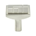 thumbnail image 1 of 1.125 in. dia. Oak Park Knob with Brushed Nickel, 1 of 1