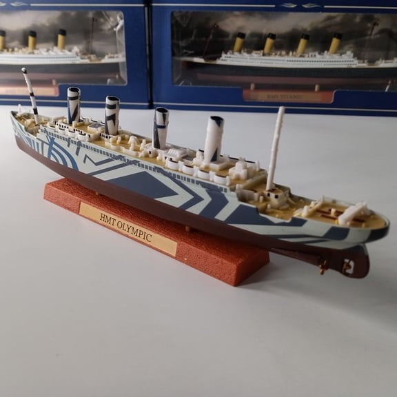 1:1250 Alloy Diecast Cruise Ship Model HMT Olympic Ocean Liner Collection - 1911