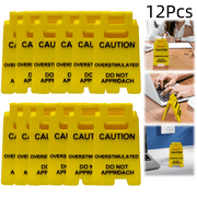 1-12Pcs Caution Overstimulated Desk Sign - Fun Mini Signage, Do not Approach Signs Novelty Desk Decor -