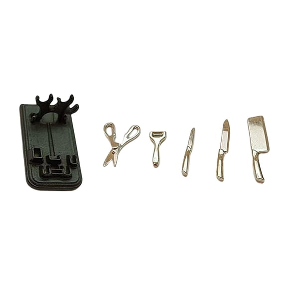 1:12TH Miniature Kitchen Tool Pretend Toy Set for Kids Children