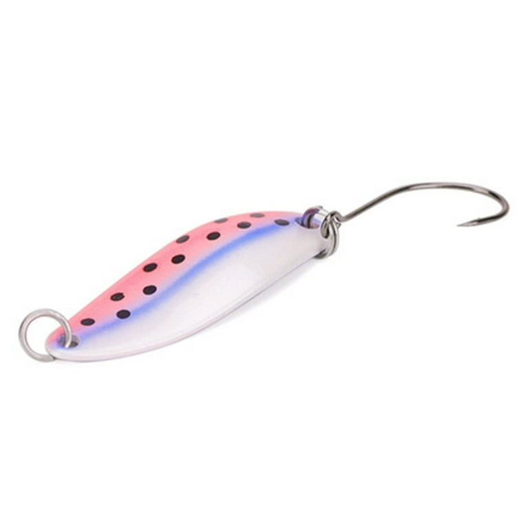 Luminous Fishing Spoon Lures,6/12pcs Metal Spoon  