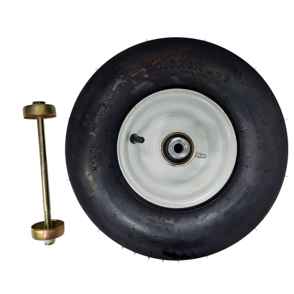 1- 13X6.50-6 Tubeless Tire No Flat Assembly White Rim For Exmark 109-9127