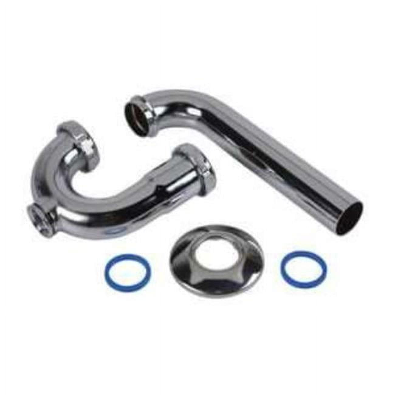 Dearborn  1.25 in. 17 Gauge WCO CP Brass P-Trap