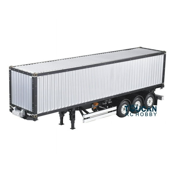 1/14 40Ft Container Chasis Semi Rc Tractor Trailer Unpaint Kit