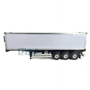 1/14 40Ft Reefer Container Semi-Trailer for 3Axles Chassis Rc Container Tractor Truck Model Car Toys