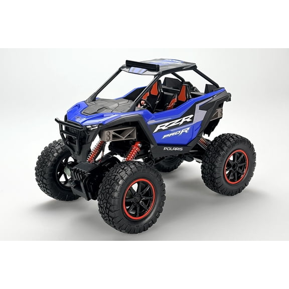 MotorDayz (1:14) Remote Control Polaris RZR 4x4, Blue, R4-14A75U-BL, Child