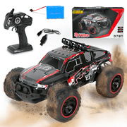 1:14 Scale All Terrain RC Cars, High Speed 4WD Remote Control Car with Rechargeable Batteries, 4X4 Off Road Monster RC Truck, 2.4GHz Electric Vehicle Toys Gifts for Kids and Adults