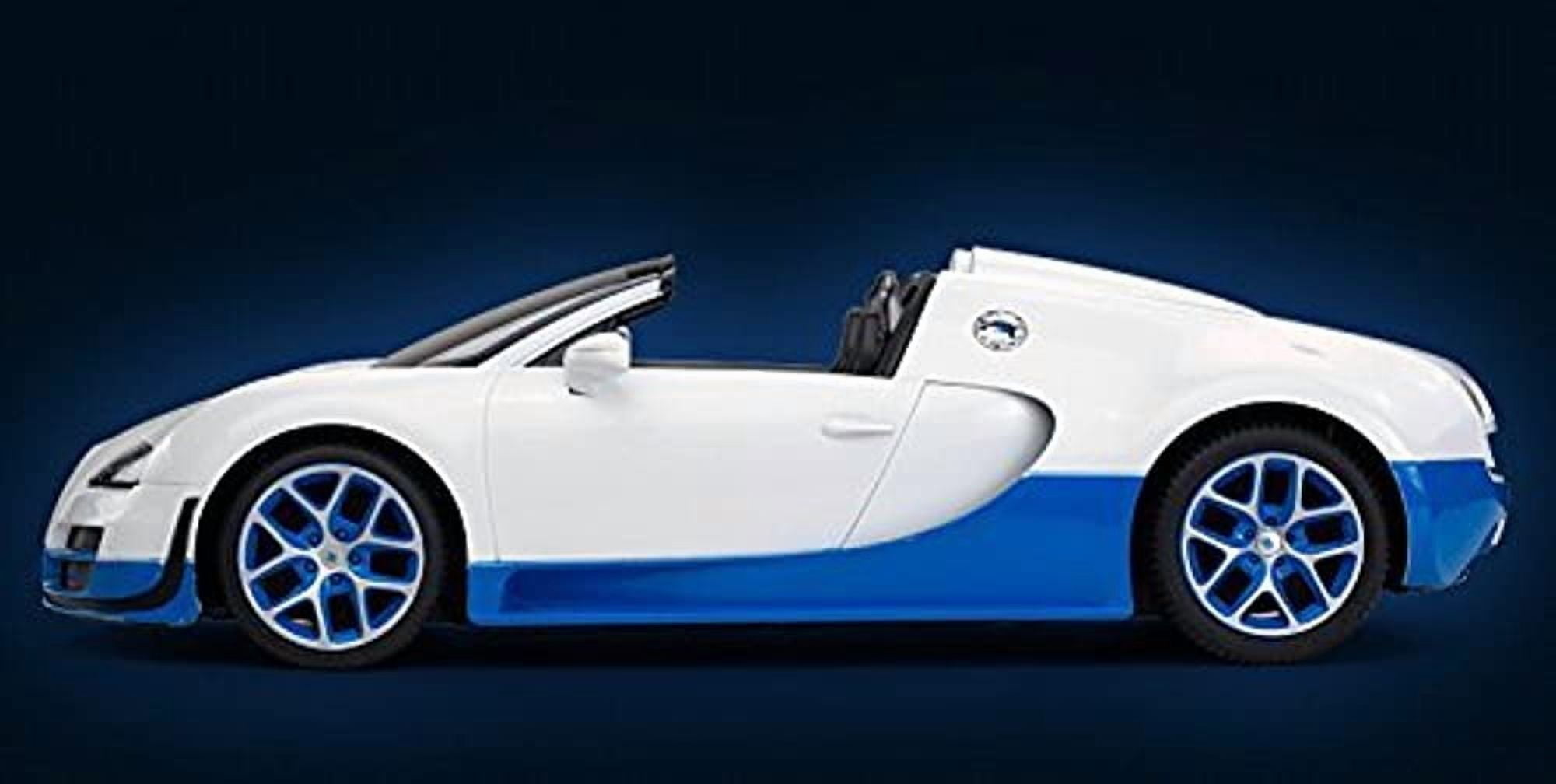 Radio Remote Control 1 14 Bugatti Veyron 16 4 Grand Sport Vitesse Licensed RC Model Car White Blue