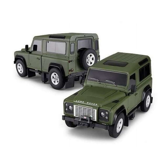 1/14 Scale Land Rover Denfender Licensed RC Remote Control Model Car w/Open Doors (Green)