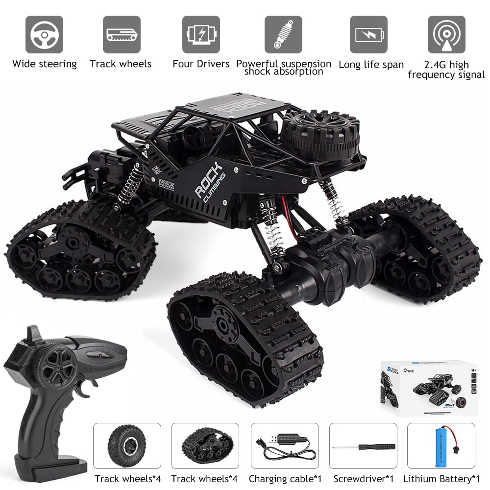 1:14 Scale Remote Control Car, 2-in-1 Top 18km/h High Speed