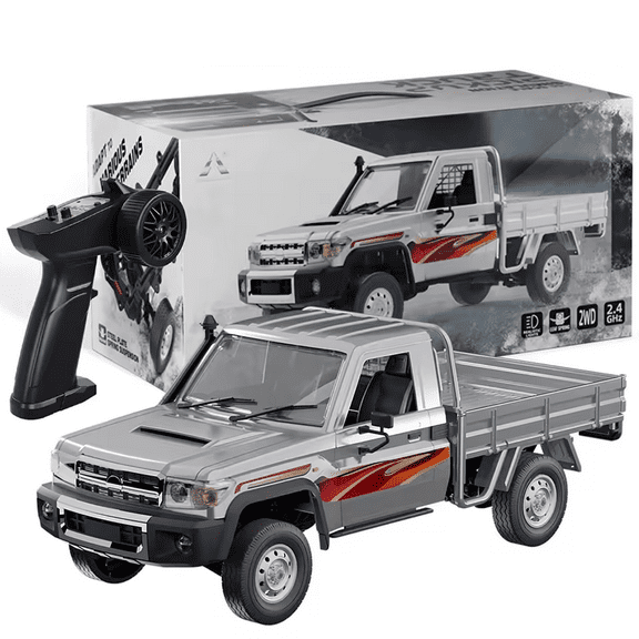 1/14 Scale Remote Control Truck, 2.4GHz Full-Proportional Control RC Climbing Car with Dual-Speed Gear & Adjustable Suspension, All-Terrain Off-Road Vehicle for Adults