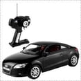 thumbnail image 1 of 1 - 14 Scale Remote Controlled Audi TT Car, Black, 1 of 1
