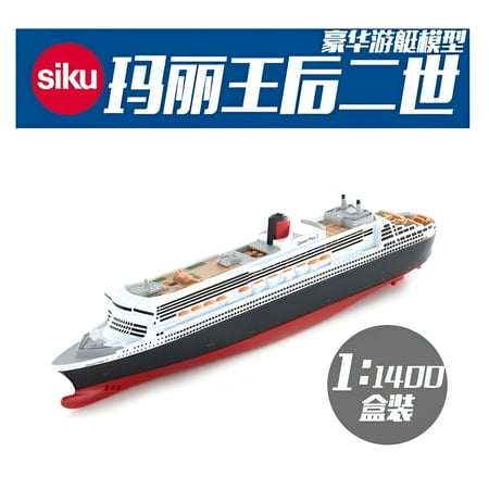 1:1400 Queen Mary 2 Diecast Siku Model Ships Alloy Kid Collect Gift Toys 1723