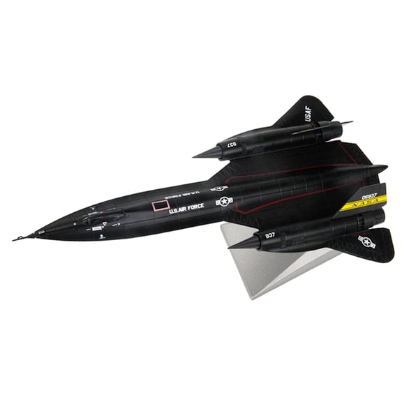 1/144 Alloy 1A Blackbird Reconnaissance Plane Jet Model with Display Stand Black