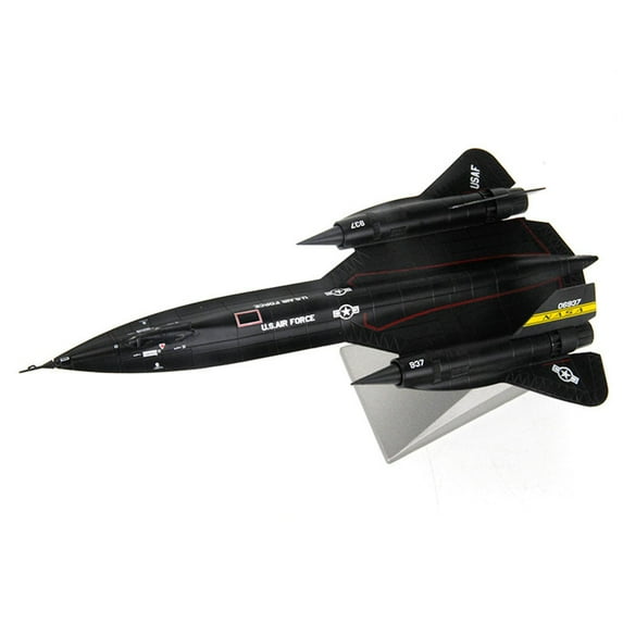 1:144 Blackbird SR-71 Reconnaissance Aircraft Alloy Aircraft Plane Metal Fighter for Collection