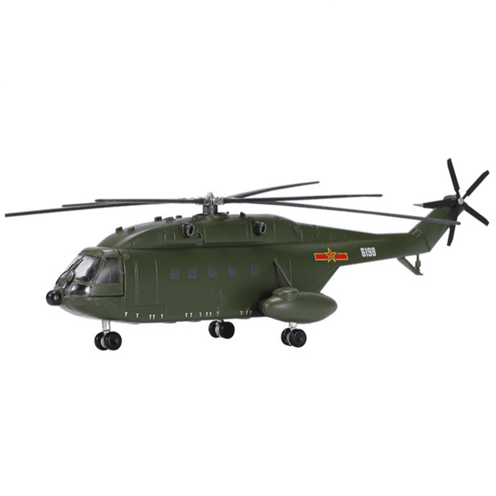 AF1 China Z-9 1/100 Scale Diecast Plane Model Helicopter - Metal & Plastic, 5.51" Length, Collectible Display Model (Age 14+)