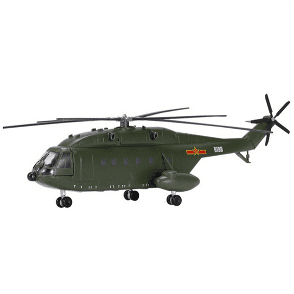 1:144 Scale Diecast Chinese Armed Z-8 Helicopter Model for Aviation Collectors and Home Display